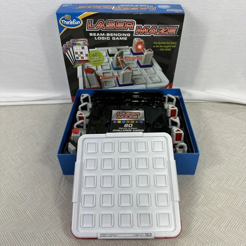 ThinkFun Laser Maze STEM Toy Set Brain-Boosting Game Ages‎ 8+ Logic Homeschool
